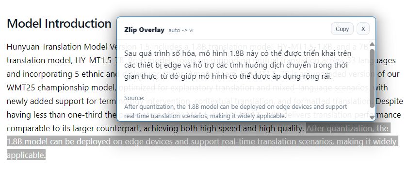 Overlay Translation Feature
